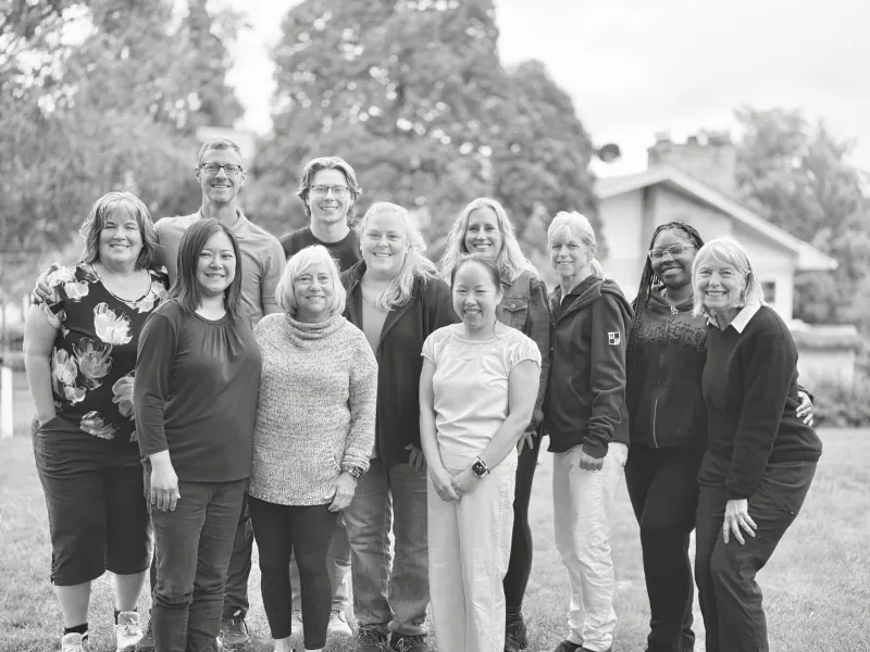 The Brookside Dentistry team standing together outdoors